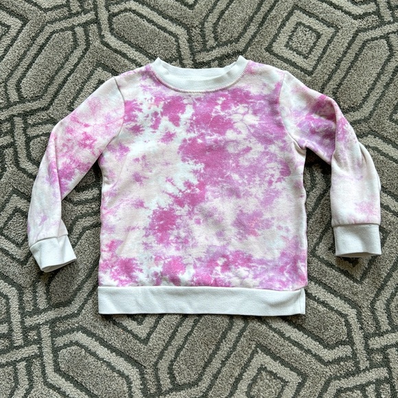 Cat and Jack pink tie dye sweatshirt size XS (4/5) - Picture 1 of 3